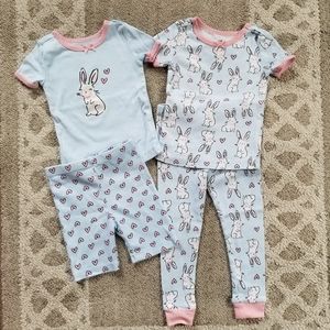 Little Me Bunny 4-Piece Pajamas Set
